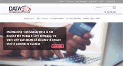 Desktop Screenshot of datagility.com